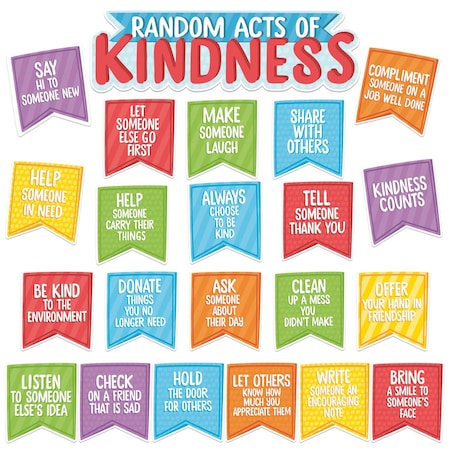 Eureka A Teachable Town Random Acts of Kindness Mini Bulletin Board Set 847797